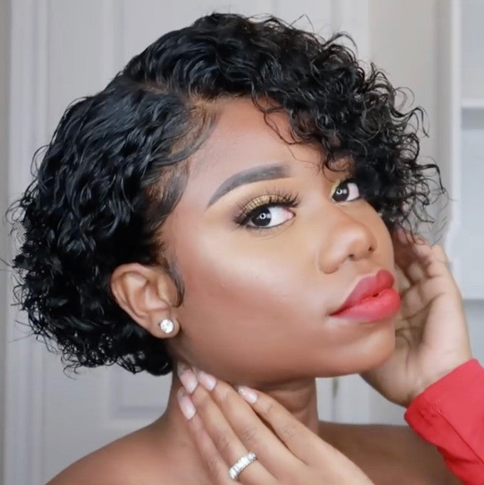 European And American Wigs Women's Short Curly Hair Wigs - All Things Beauty -