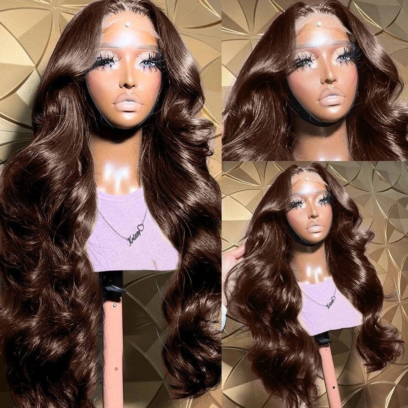 Front Lace Fashion Wavy Long Curly Hair Women's Wig - All Things Beauty -