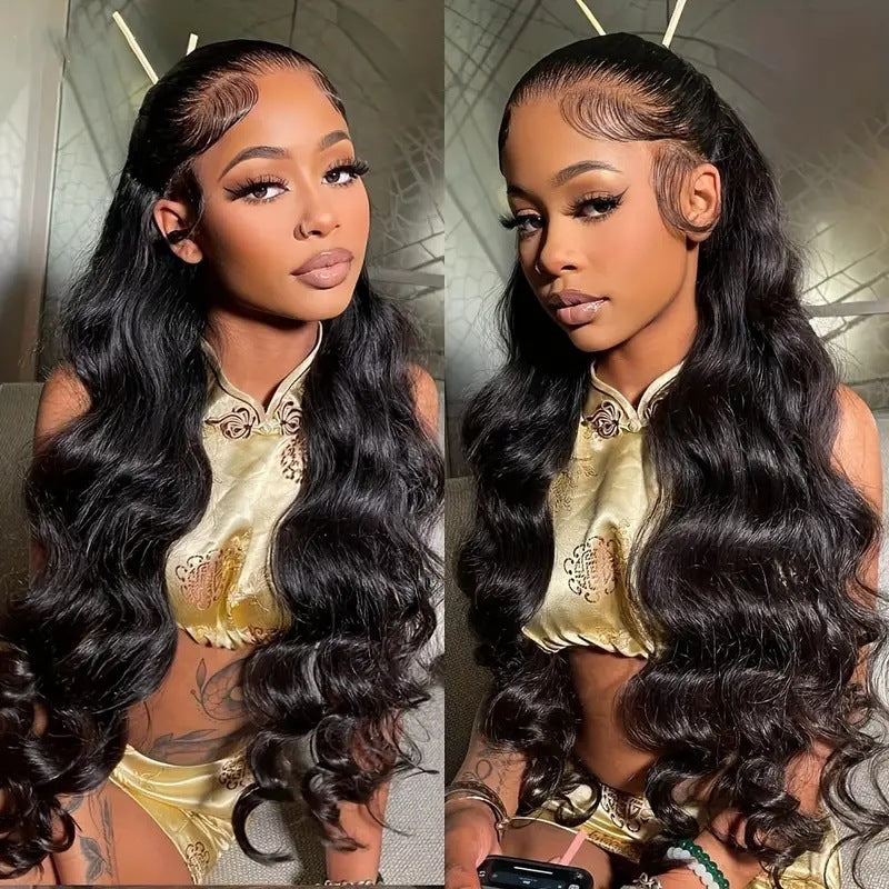 Front Lace Fashion Wavy Long Curly Hair Women's Wig - All Things Beauty -