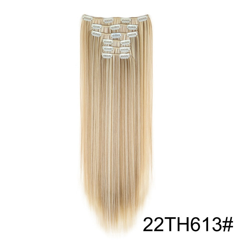 Wig Extensions 6-piece Set, Long Straight Hair - All Things Beauty -