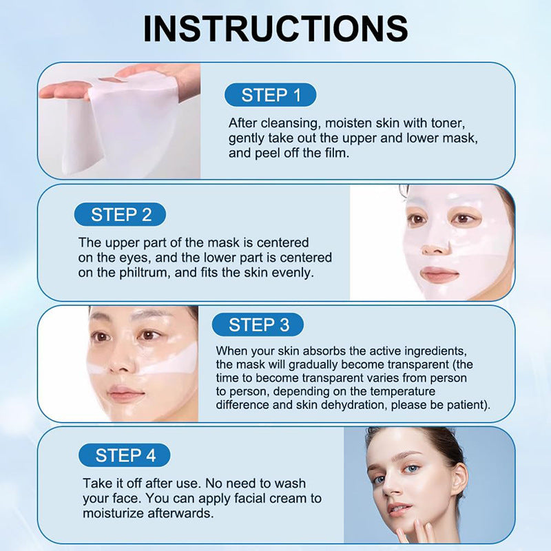 Face Mask Shrink Pore Moisturizing Refreshing Brightening Firming Lift Nourish Skin Care Deep Hydration Moisturizer - All Things Beauty -