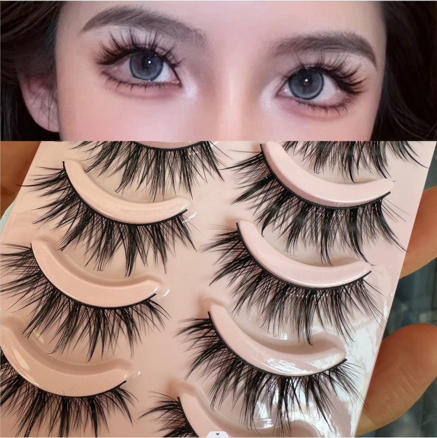 Big Devil Thick False Eyelashes Hard Stems Cross European And American - All Things Beauty -
