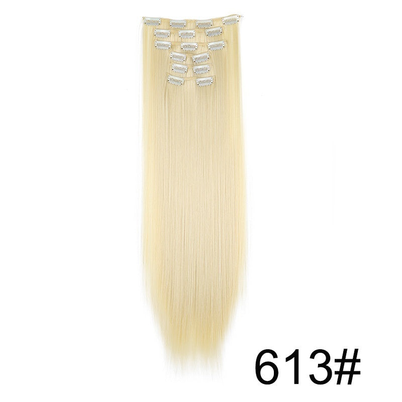 Wig Extensions 6-piece Set, Long Straight Hair - All Things Beauty -