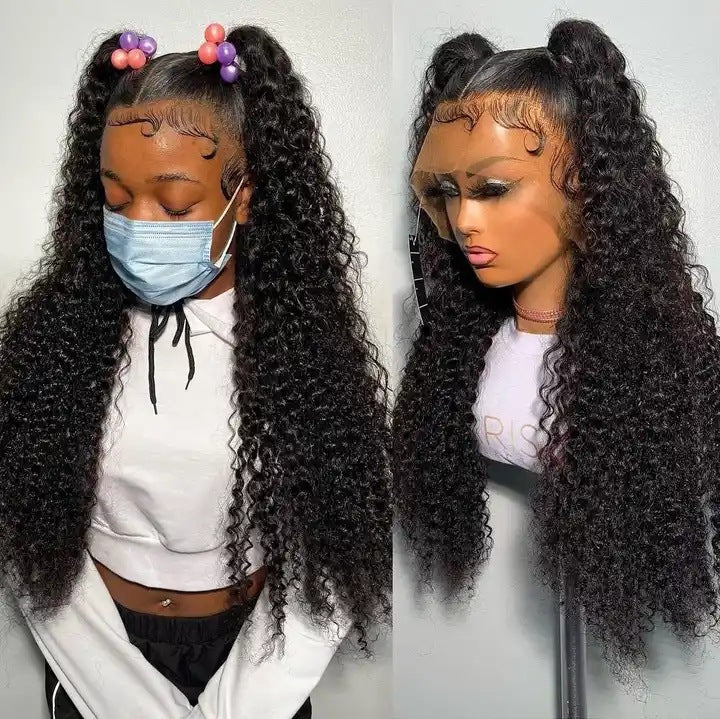 12a Water Wave Human Hair 13x4 Lace Front Wig - All Things Beauty -