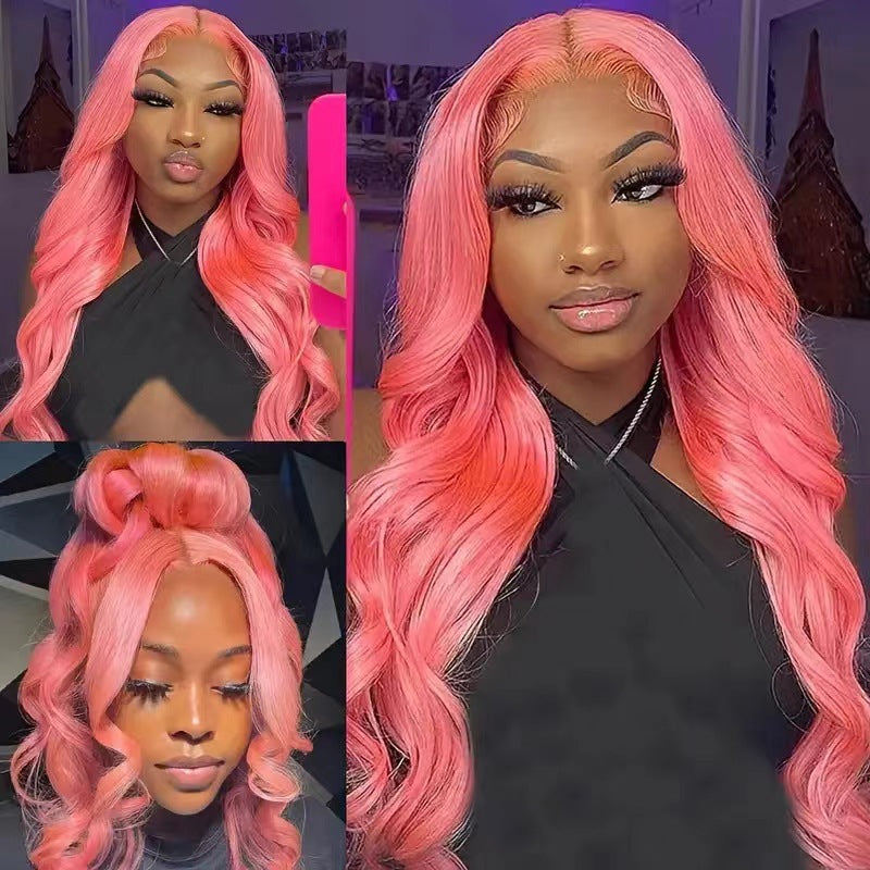 Front Lace Fashion Wavy Long Curly Hair Women's Wig - All Things Beauty -