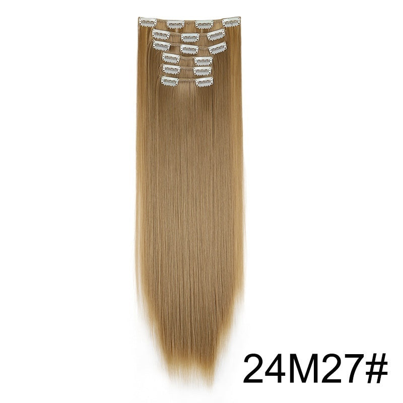 Wig Extensions 6-piece Set, Long Straight Hair - All Things Beauty -