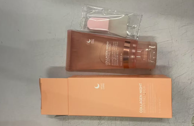 Face Night Mask Collagen Wrapping Mask Natural Ingredients Firming Elasticity & Hydration Anti-wrinkle For Skin Care - All Things Beauty -
