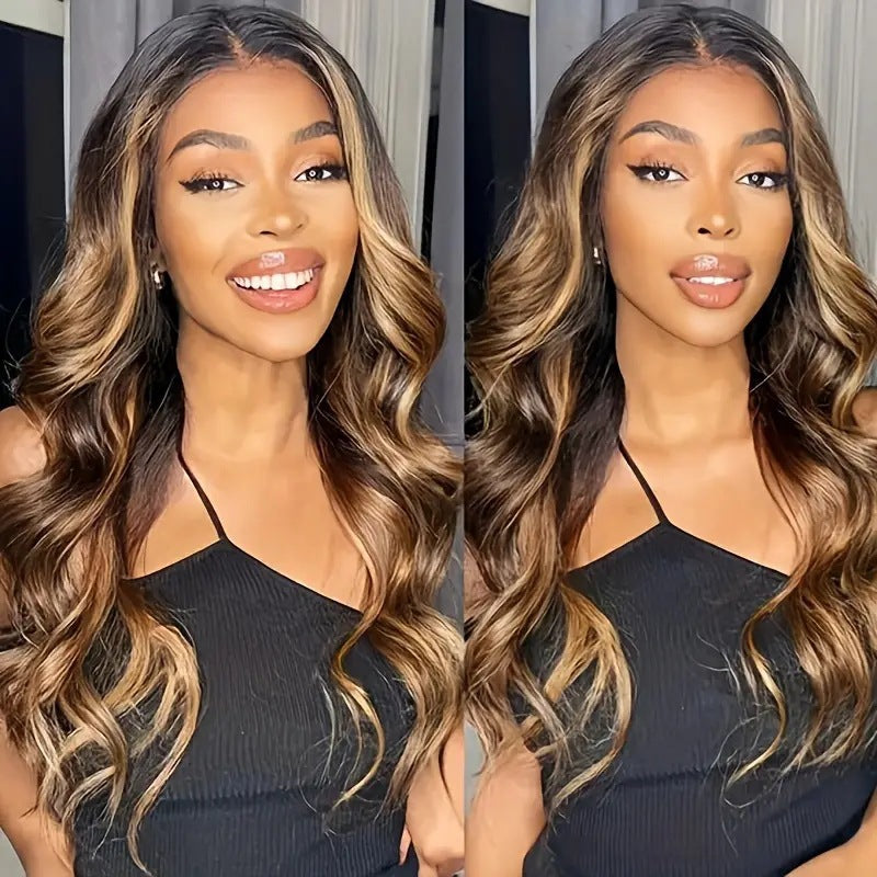 Front Lace Fashion Wavy Long Curly Hair Women's Wig - All Things Beauty -