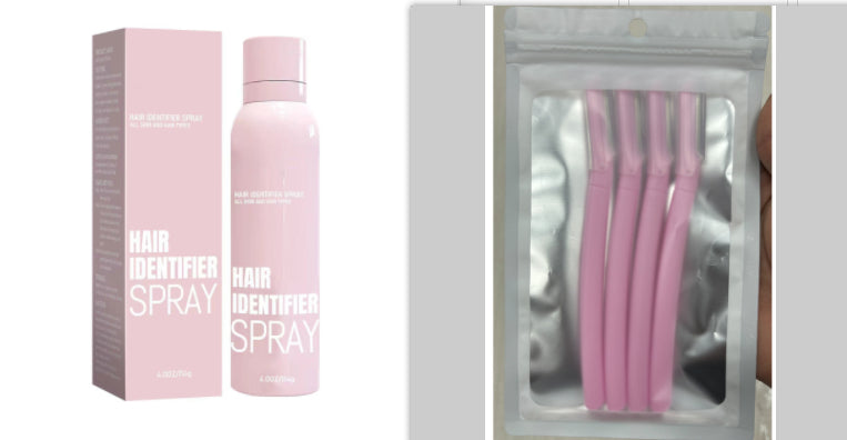 Hair Identifier Spray Set For Face Shaving Moisturizing Dermaplaner Spray For Face Shaving Skin Care - All Things Beauty -