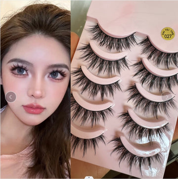 Big Devil Thick False Eyelashes Hard Stems Cross European And American - All Things Beauty -