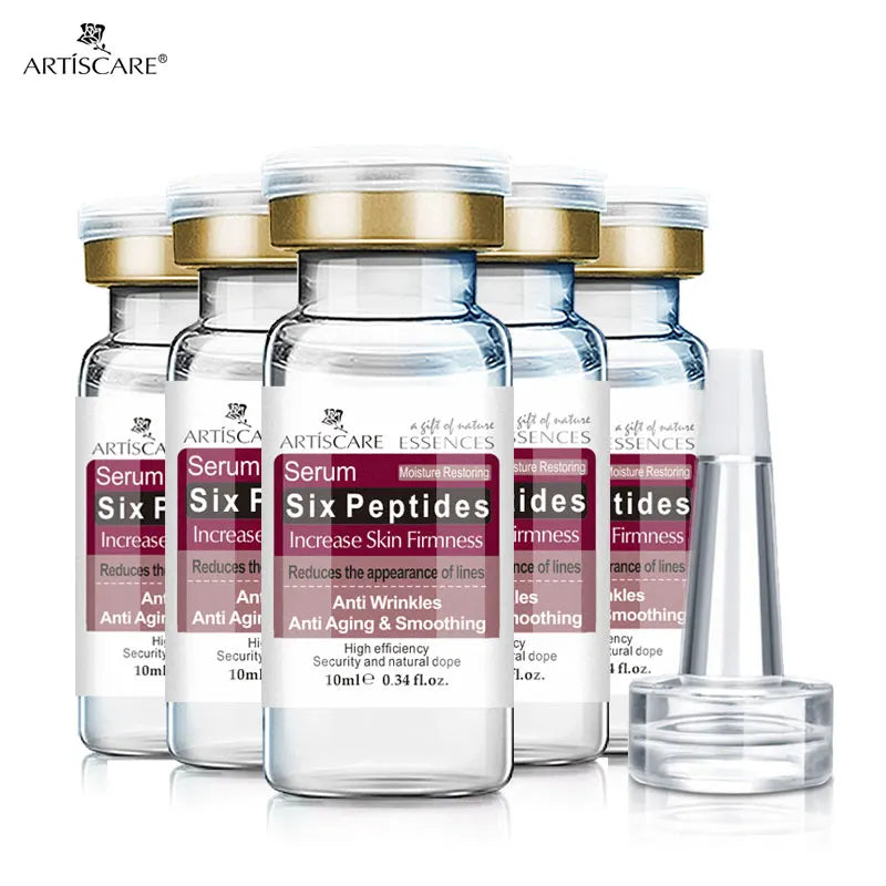ARTISCARE 6 Peptides Face Serum 5pcs – Moisturizing Facial Essence Skin Care - All Things Beauty -