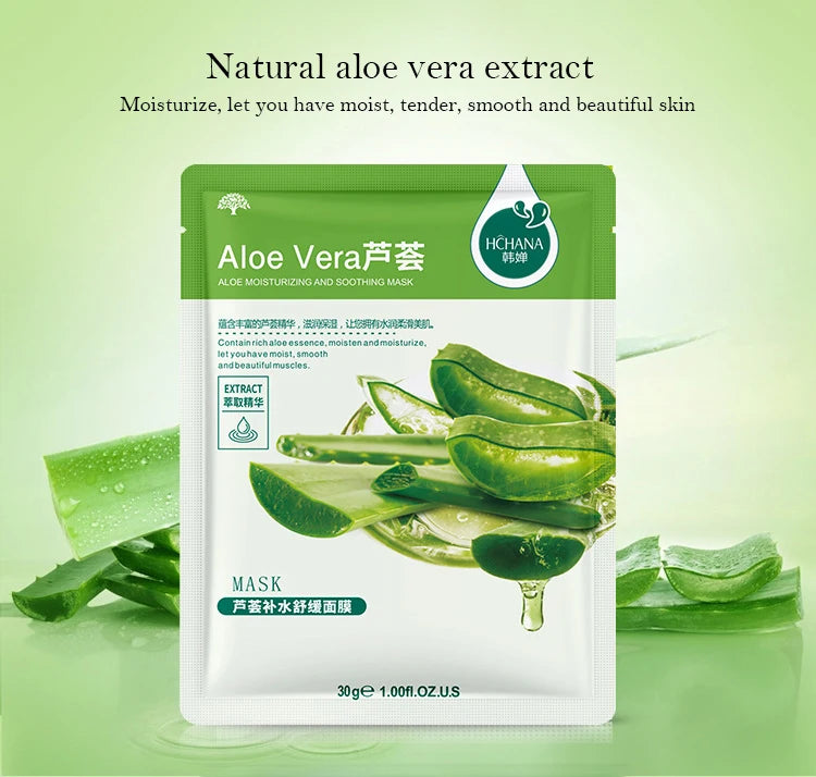 Korean Fruit Face Mask (30 Pcs) – Hydrating & Firming Skincare Combo - All Things Beauty -