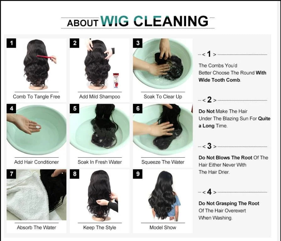 40–42 Inch Body Wave Human Hair Wig – 13x4/13x6 HD Lace, 5x5 Glueless Closure, Remy Hair - All Things Beauty -
