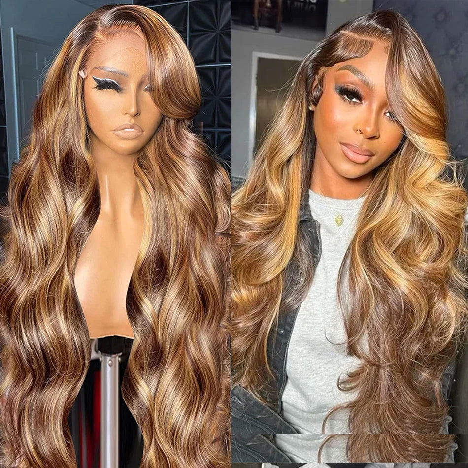 40–42 Inch Body Wave Human Hair Wig – 13x4/13x6 HD Lace, 5x5 Glueless Closure, Remy Hair - All Things Beauty -