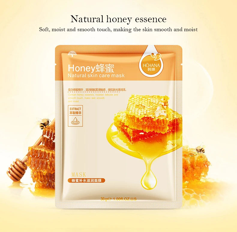 Korean Fruit Face Mask (30 Pcs) – Hydrating & Firming Skincare Combo - All Things Beauty -