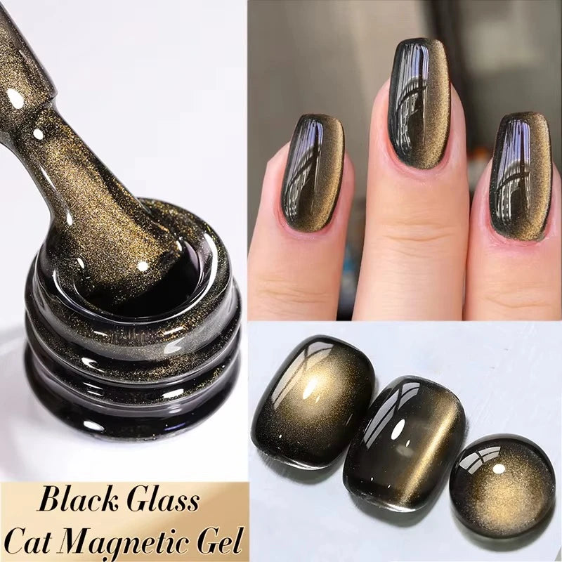 BORN PRETTY Cat Eye Gel Polish – Sparkling Magnetic UV Gel, Flash Effect Colors - All Things Beauty -