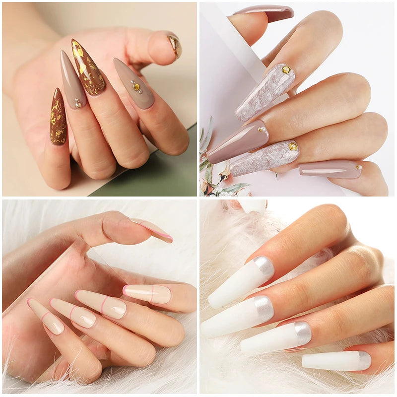 Acrylic Nail Kit – Poly Gel Set with UV Lamp, Extension Gel & Manicure Tools - All Things Beauty -