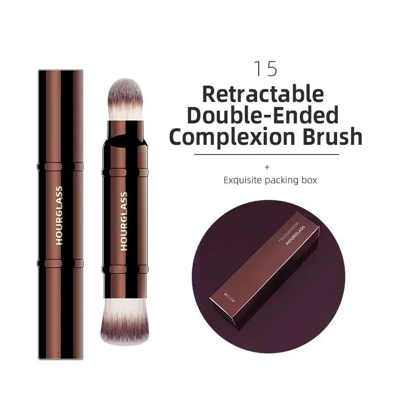 Hourglass Makeup Brush Set – Powder, Foundation, Concealer, Blush & Eye Brushes - All Things Beauty -