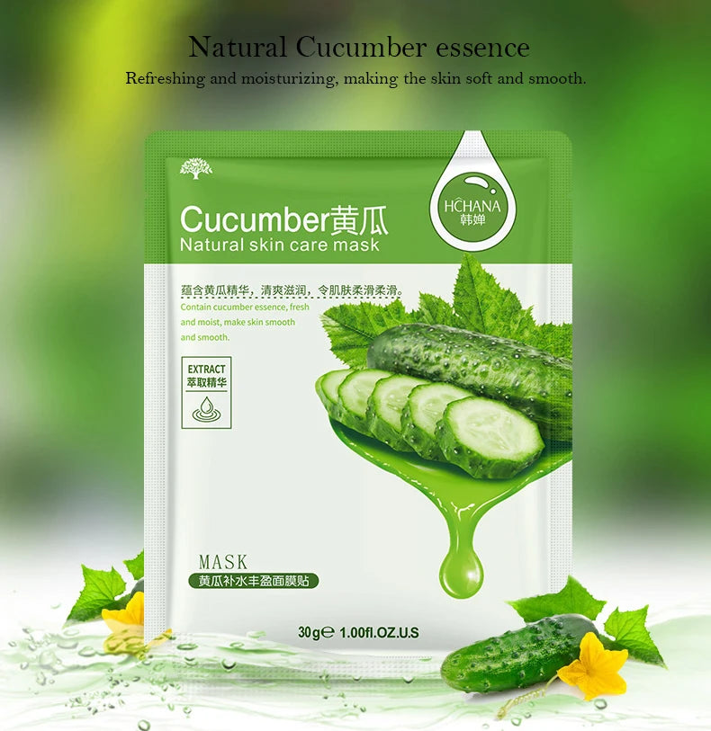 Korean Fruit Face Mask (30 Pcs) – Hydrating & Firming Skincare Combo - All Things Beauty -