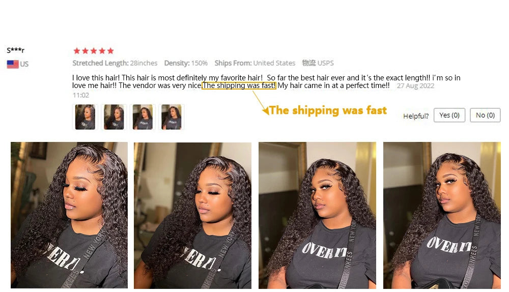 Deep Wave HD Lace Wig – 13x4/13x6 Curly Human Hair, Wet & Wavy, 5x5 Closure - All Things Beauty -