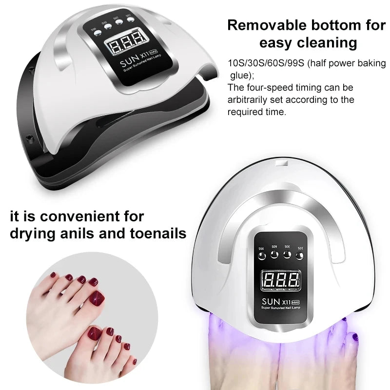 Acrylic Nail Kit – Poly Gel Set with UV Lamp, Extension Gel & Manicure Tools - All Things Beauty -