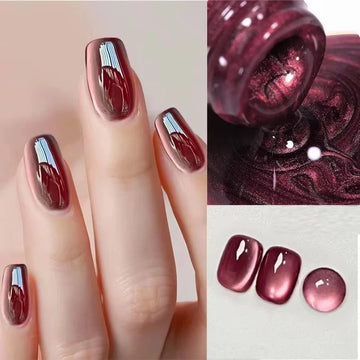 BORN PRETTY Cat Eye Gel Polish – Sparkling Magnetic UV Gel, Flash Effect Colors - All Things Beauty -
