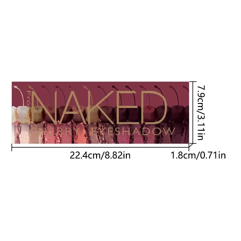 12-Color Shimmer Eyeshadow Palette – Waterproof, Long-Lasting, Mirror Compact Stage Makeup - All Things Beauty -