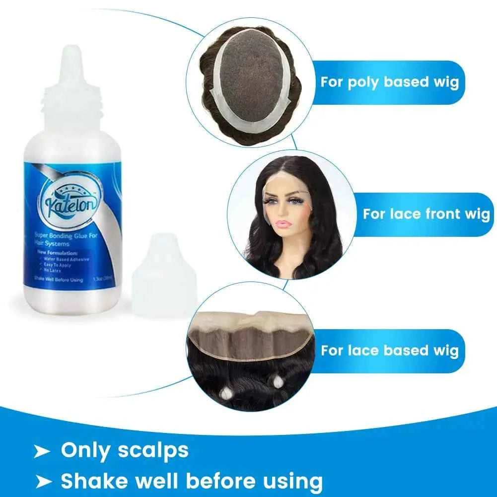 16Pcs Wig Glue Kit – Lace Tint, Melt Spray, Wax Stick & Remover Set - All Things Beauty -