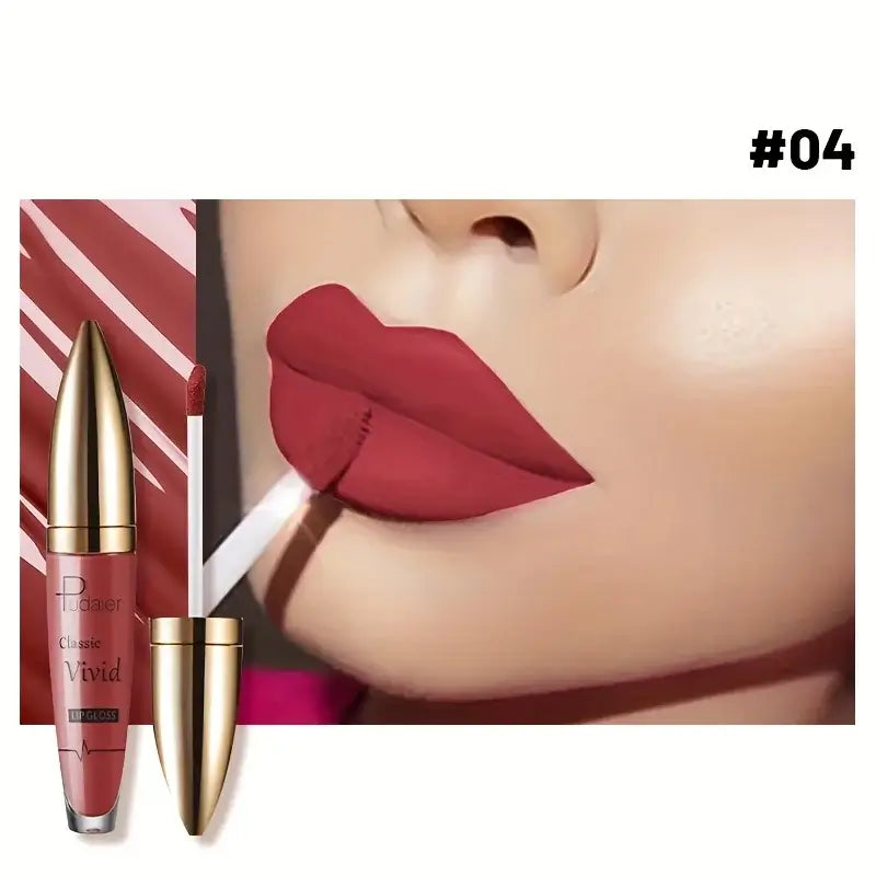 Matte Lip Glaze – High Pigment, Long-Lasting Smudge-Proof Liquid Lipstick - All Things Beauty -
