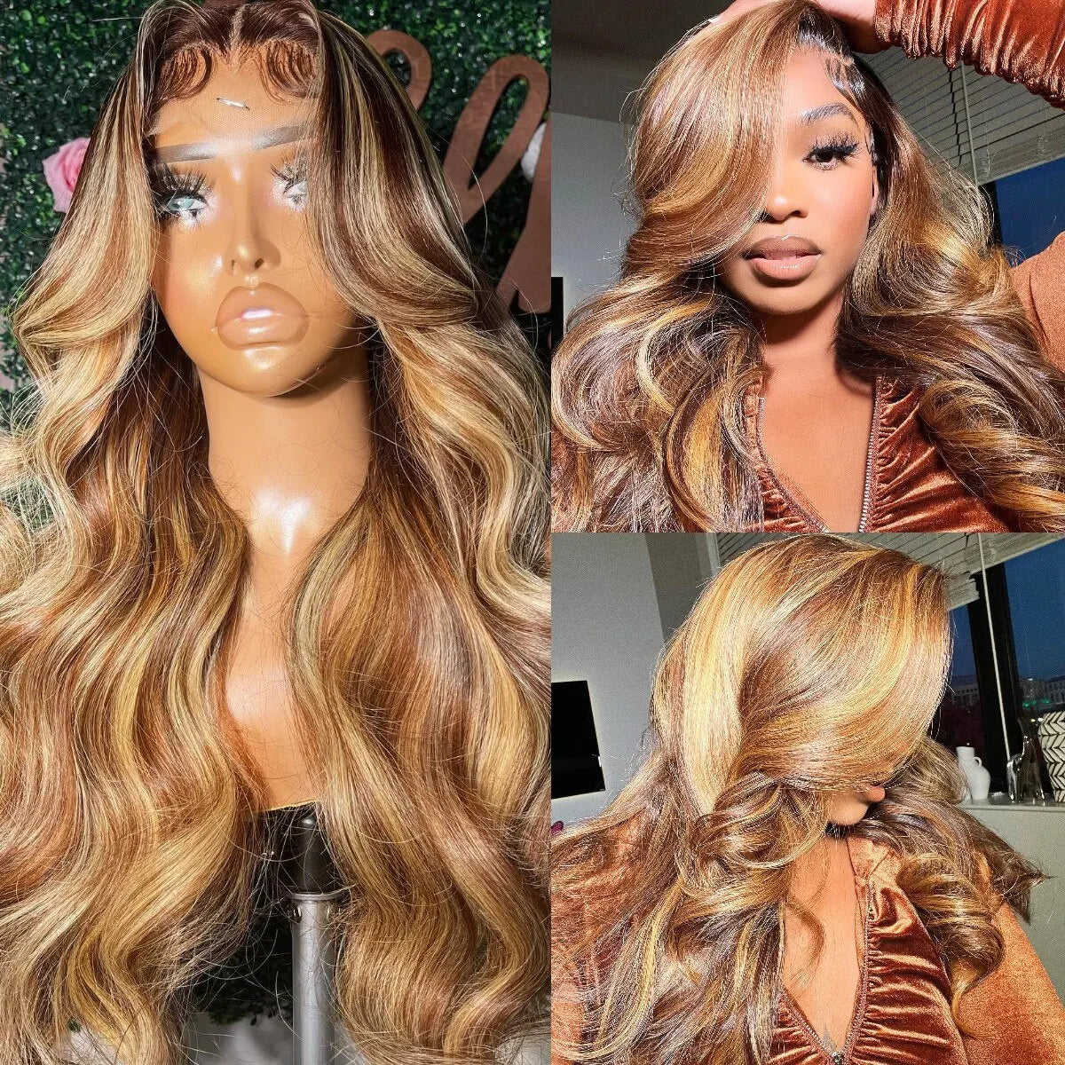 40–42 Inch Body Wave Human Hair Wig – 13x4/13x6 HD Lace, 5x5 Glueless Closure, Remy Hair - All Things Beauty -