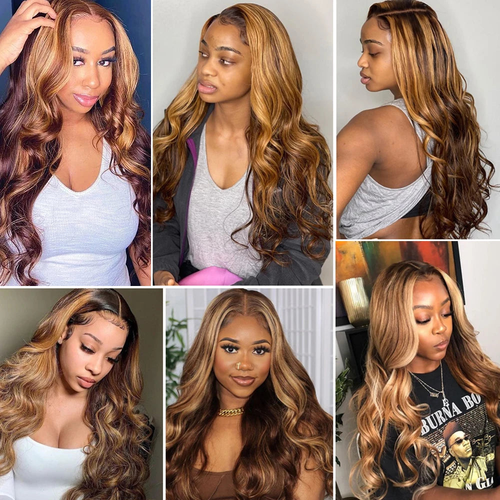 40–42 Inch Body Wave Human Hair Wig – 13x4/13x6 HD Lace, 5x5 Glueless Closure, Remy Hair - All Things Beauty -