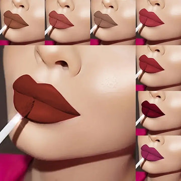 Matte Lip Glaze – High Pigment, Long-Lasting Smudge-Proof Liquid Lipstick - All Things Beauty -