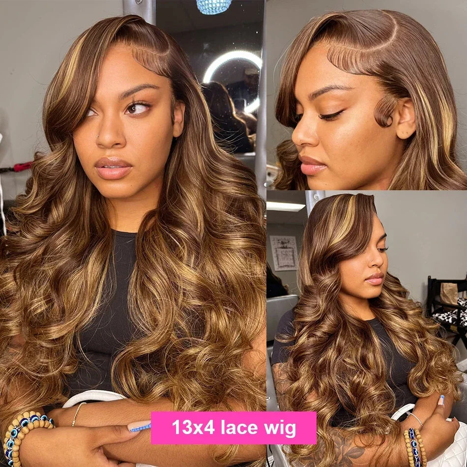 40–42 Inch Body Wave Human Hair Wig – 13x4/13x6 HD Lace, 5x5 Glueless Closure, Remy Hair - All Things Beauty -