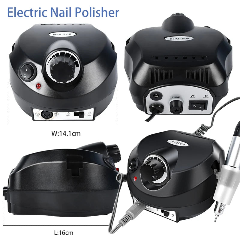 Acrylic Nail Kit – Poly Gel Set with UV Lamp, Extension Gel & Manicure Tools - All Things Beauty -