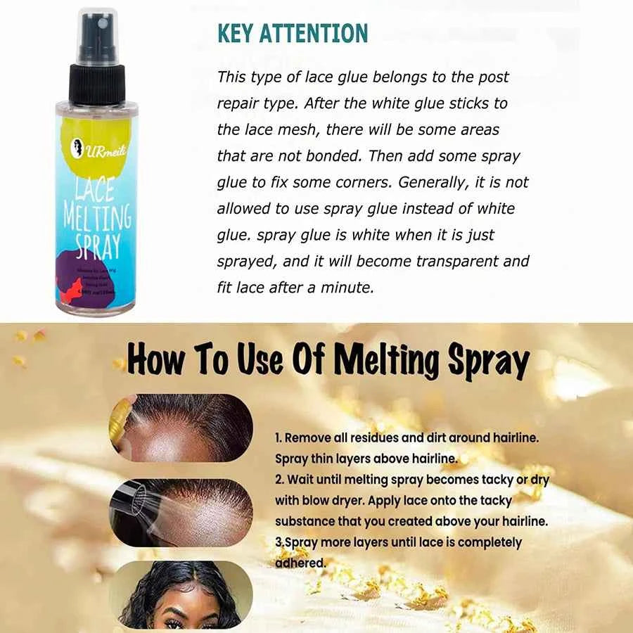 16Pcs Wig Glue Kit – Lace Tint, Melt Spray, Wax Stick & Remover Set - All Things Beauty -