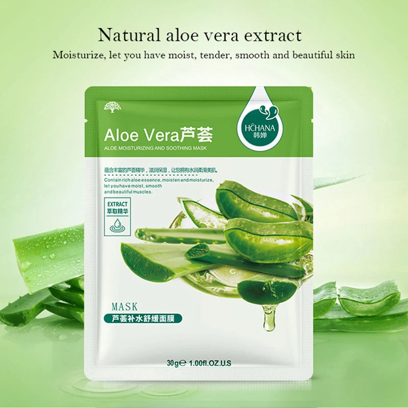 Korean Fruit Face Mask (30 Pcs) – Hydrating & Firming Skincare Combo - All Things Beauty -