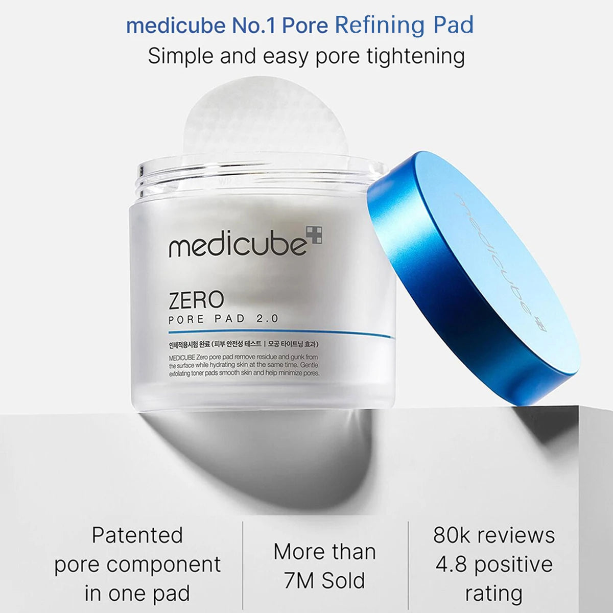 Medicube Zero Pore Pad 2.0 – Dual-Texture Hydrating & Soothing Skincare Pads - All Things Beauty -