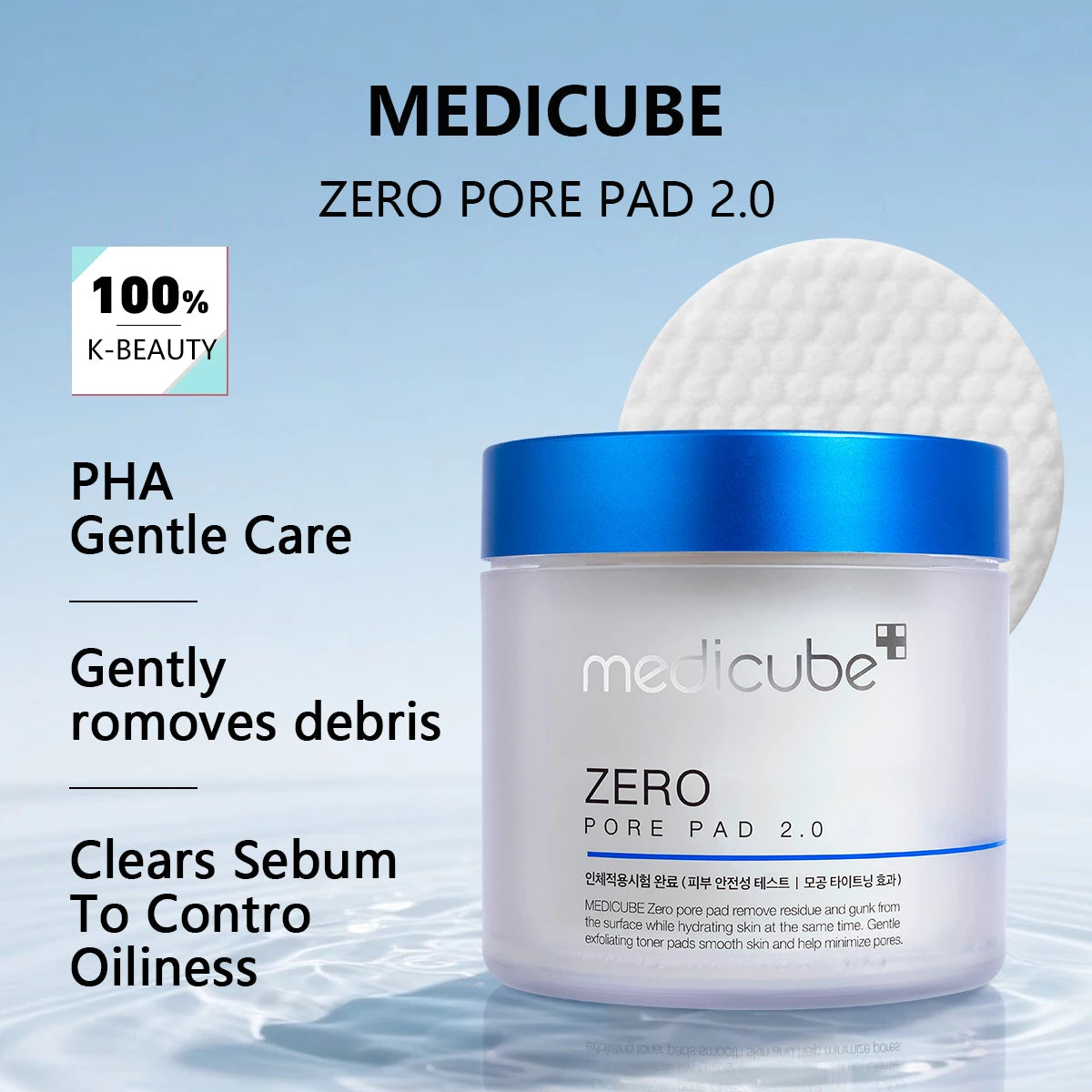 Medicube Zero Pore Pad 2.0 – Dual-Texture Hydrating & Soothing Skincare Pads - All Things Beauty -