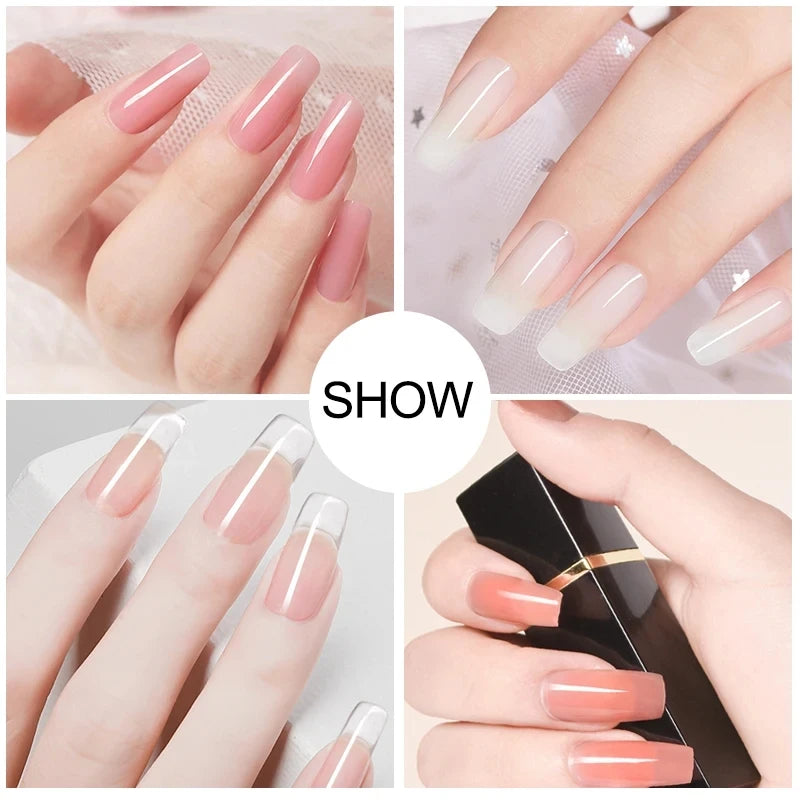 Gel Nail Polish Kit – UV Lamp, Electric Drill, Base & Top Coat, Full Nail Tool Set - All Things Beauty -