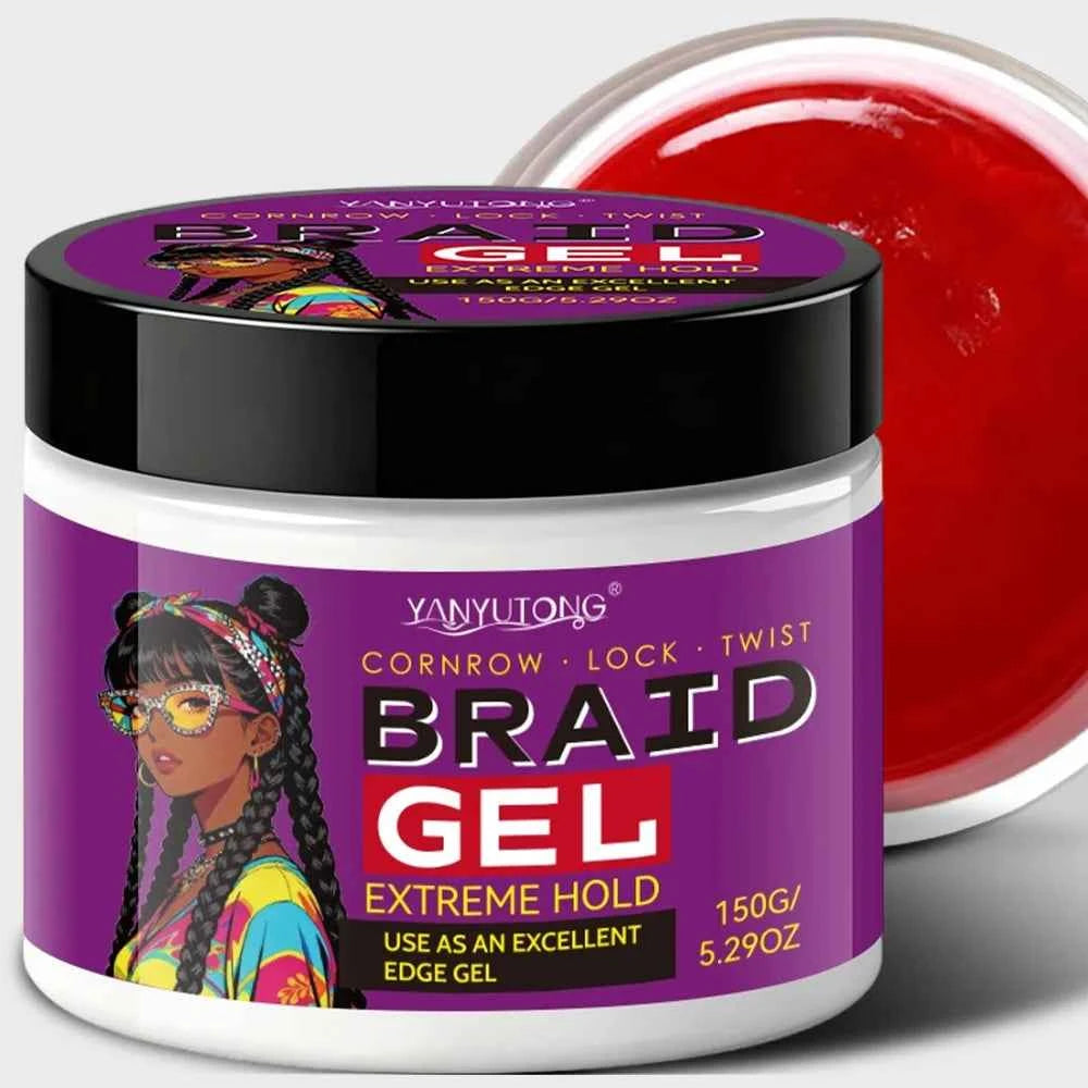 Braiding Gel – Carbomer Formula for Edge Control, Frizz & Hairline Styling - All Things Beauty -