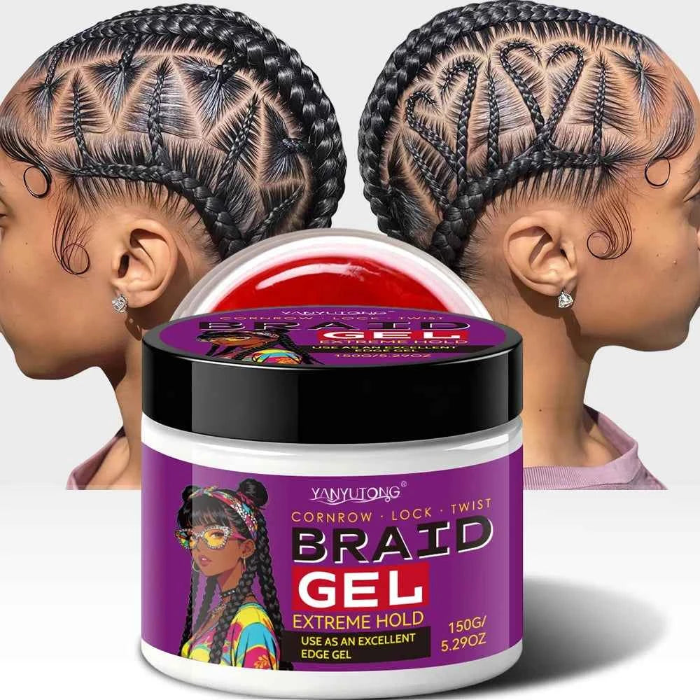 Braiding Gel – Carbomer Formula for Edge Control, Frizz & Hairline Styling - All Things Beauty -