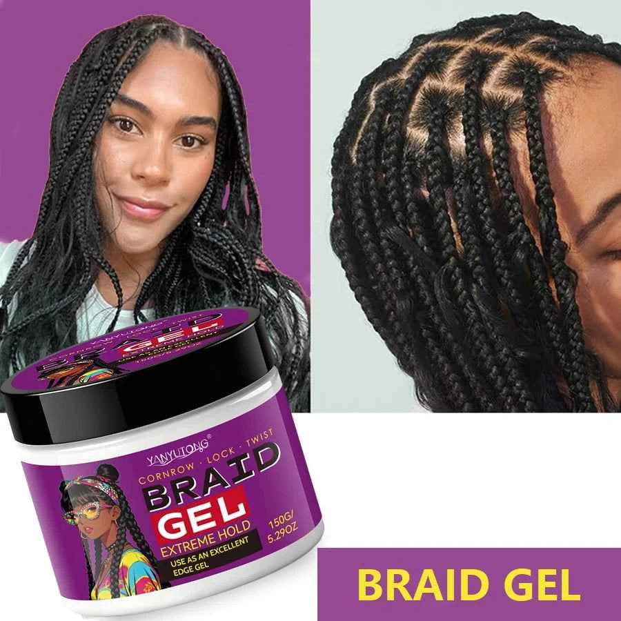 Braiding Gel – Carbomer Formula for Edge Control, Frizz & Hairline Styling - All Things Beauty -