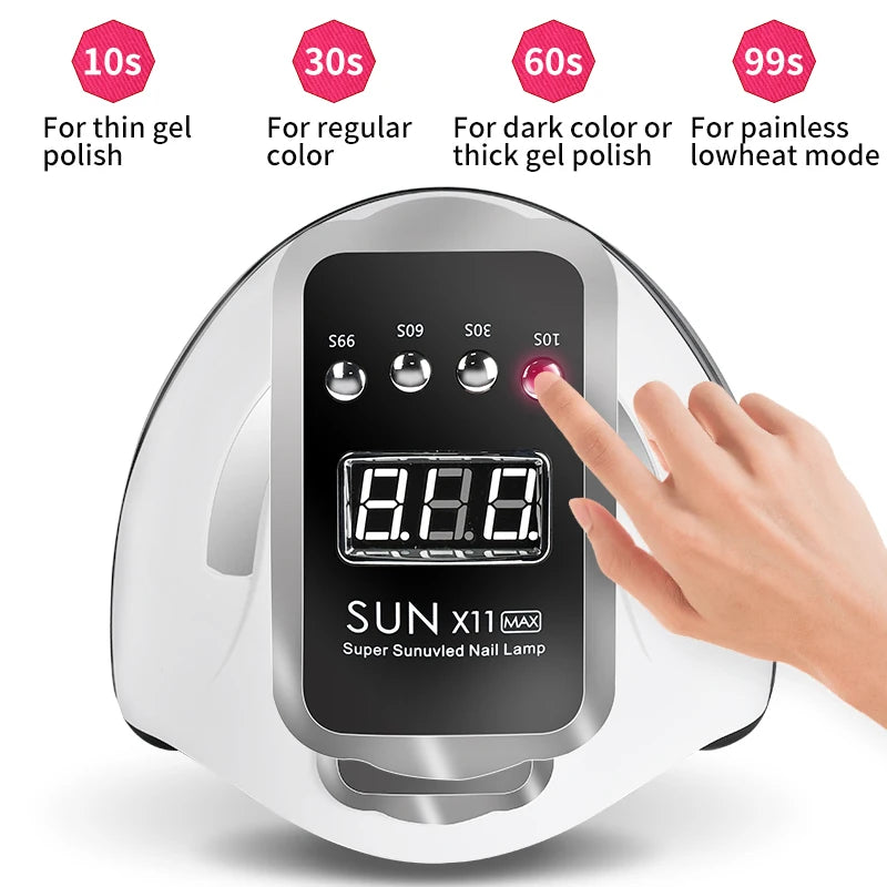 Acrylic Nail Kit – Poly Gel Set with UV Lamp, Extension Gel & Manicure Tools - All Things Beauty -