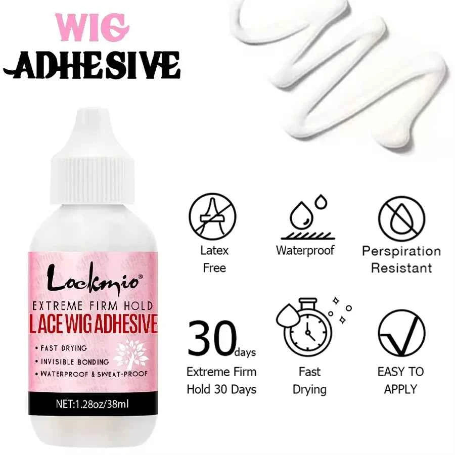 7pcs Wig Installation Kit – HD Caps, Lace Glue, Remover, Melt Band & Edge Brush - All Things Beauty -
