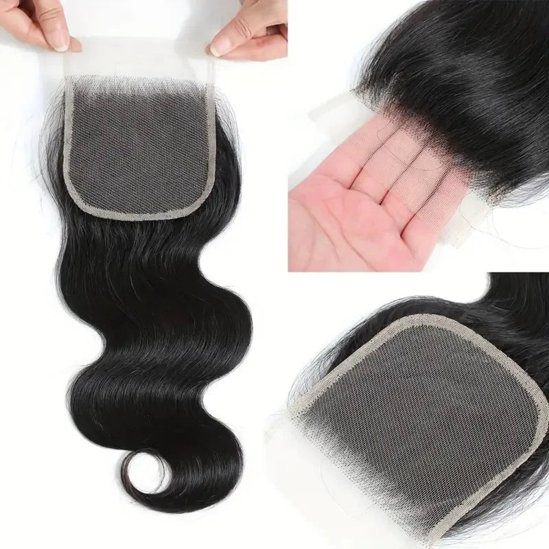 Body Wave Lace Closure/Frontal – 2x6 to 13x6, 360 Lace, 100% Human Hair - All Things Beauty -