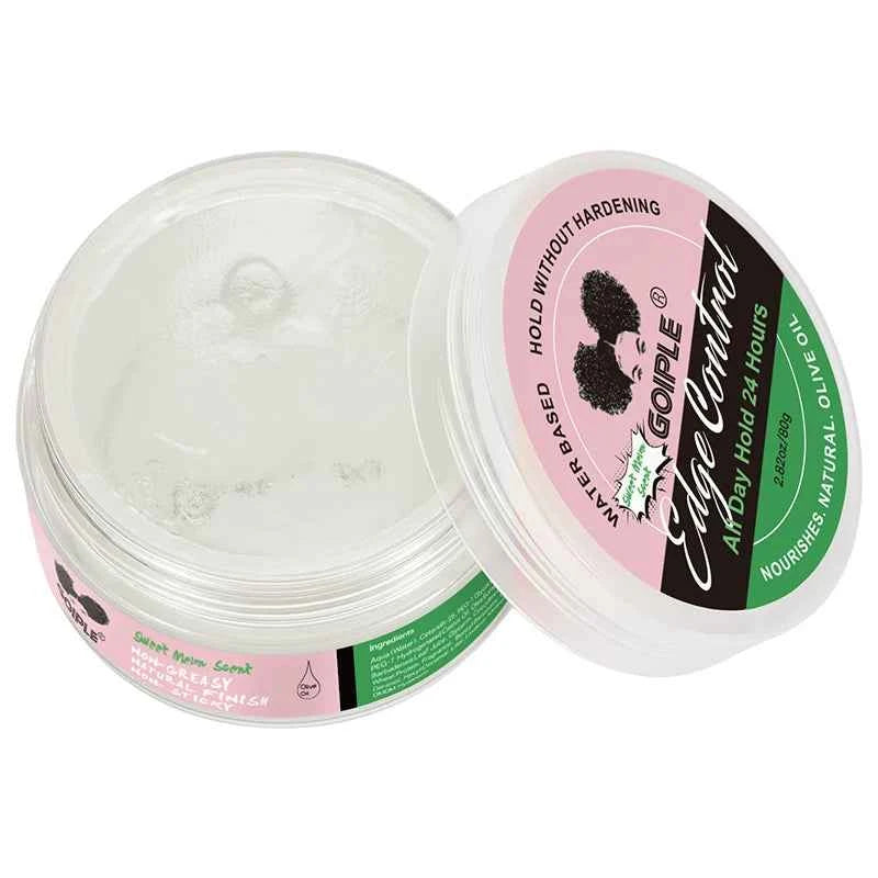 80g Edge Control Gel – 24H Hold for 4C Hair, Non-Greasy Styling Wax - All Things Beauty -
