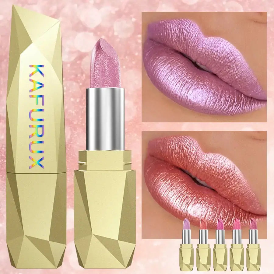 19 Colors Glitter Lipstick Set – Hydrating Metallic Shine, High Pigment Lip Tint - All Things Beauty -