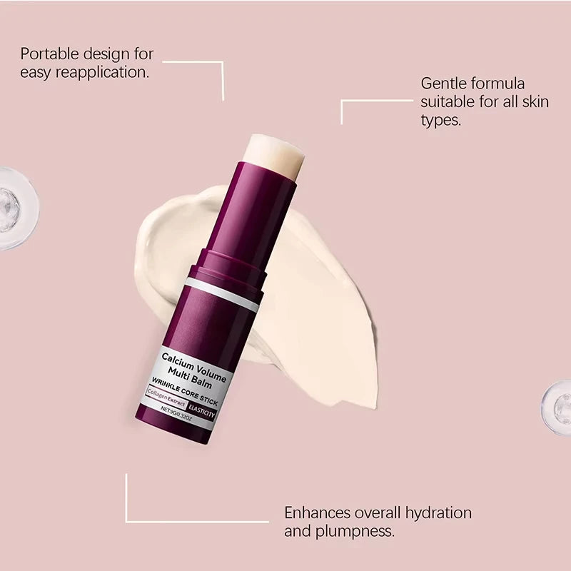 Calcium Volume Multi Balm Stick – Collagen Moisturizing Anti-Wrinkle Face & Eye Care - All Things Beauty -