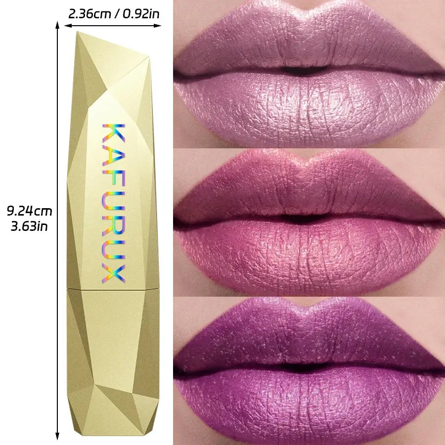 21 Colors Glitter Metallic Lipstick Set – Long-Lasting Matte & Pearlescent Lip Tint - All Things Beauty -