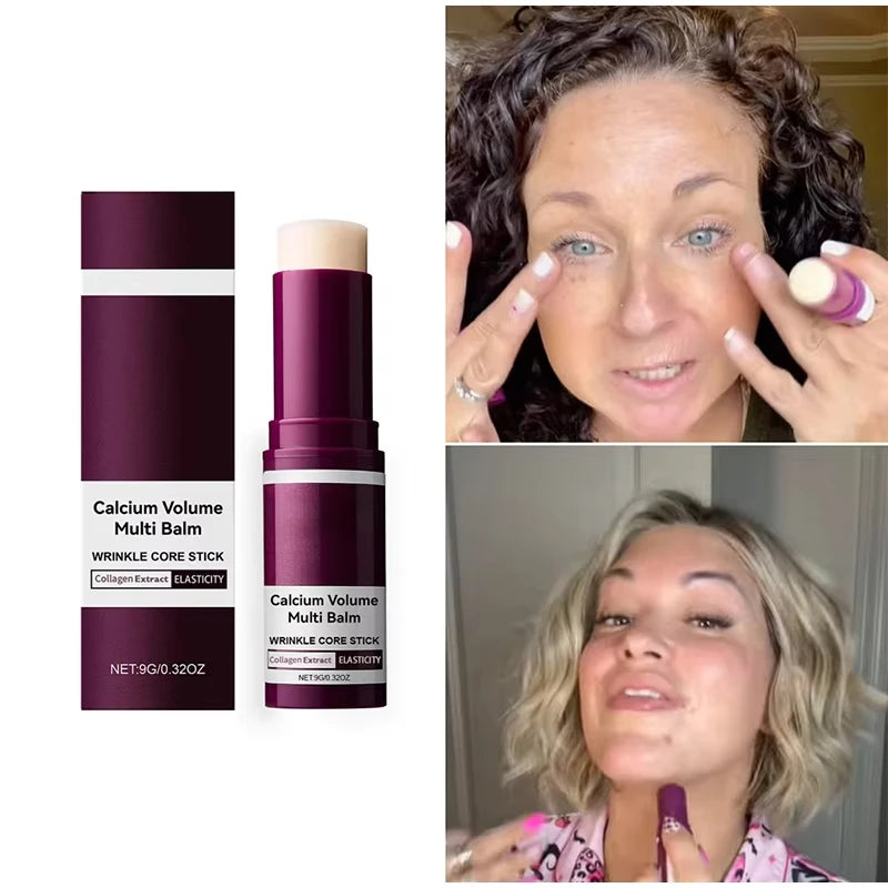 Calcium Volume Multi Balm Stick – Collagen Moisturizing Anti-Wrinkle Face & Eye Care - All Things Beauty -